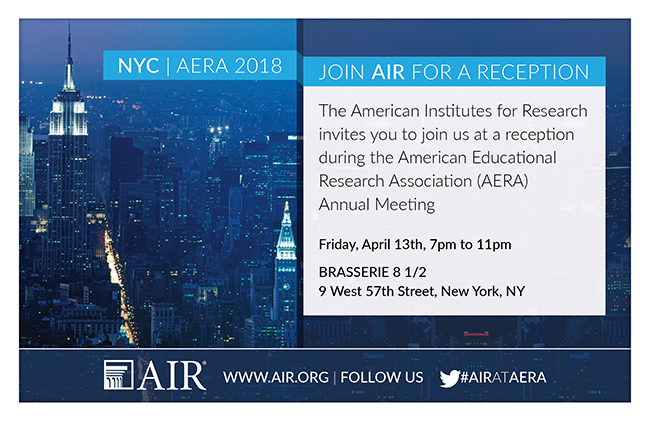 Image: AERA reception invite