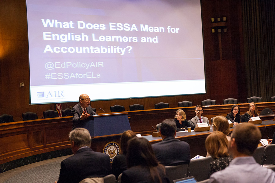 AIR's Washington DC ESSA for English Learners event on April 7, 2016