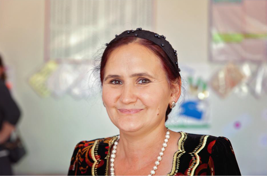 Tajik teacher Guljahon Rahmonova