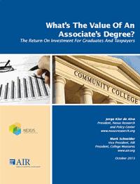 AIR - What's the Value of an Associate's Degree?